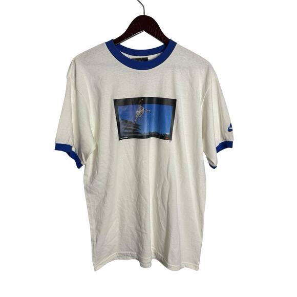 2005 Ryan Sandberg Cubs Nike T-shirt Cooperstown Vintage mens size medium - Picture 1 of 4
